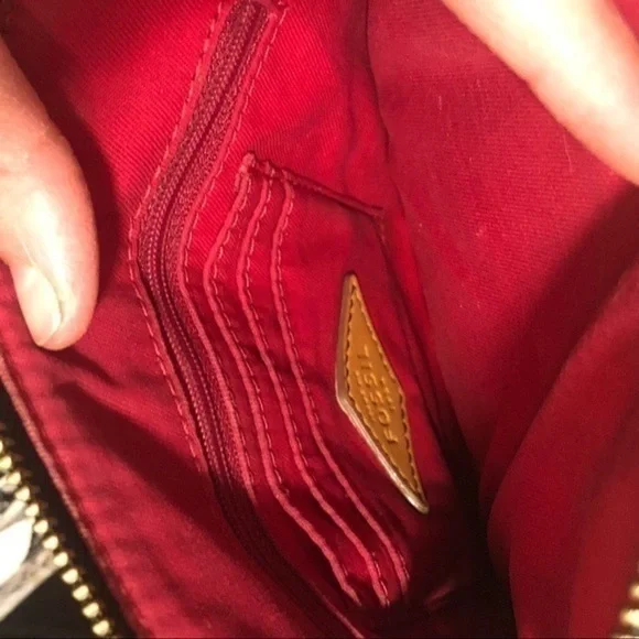 Fossil navy blue crossbody bag - Picture 8 of 10